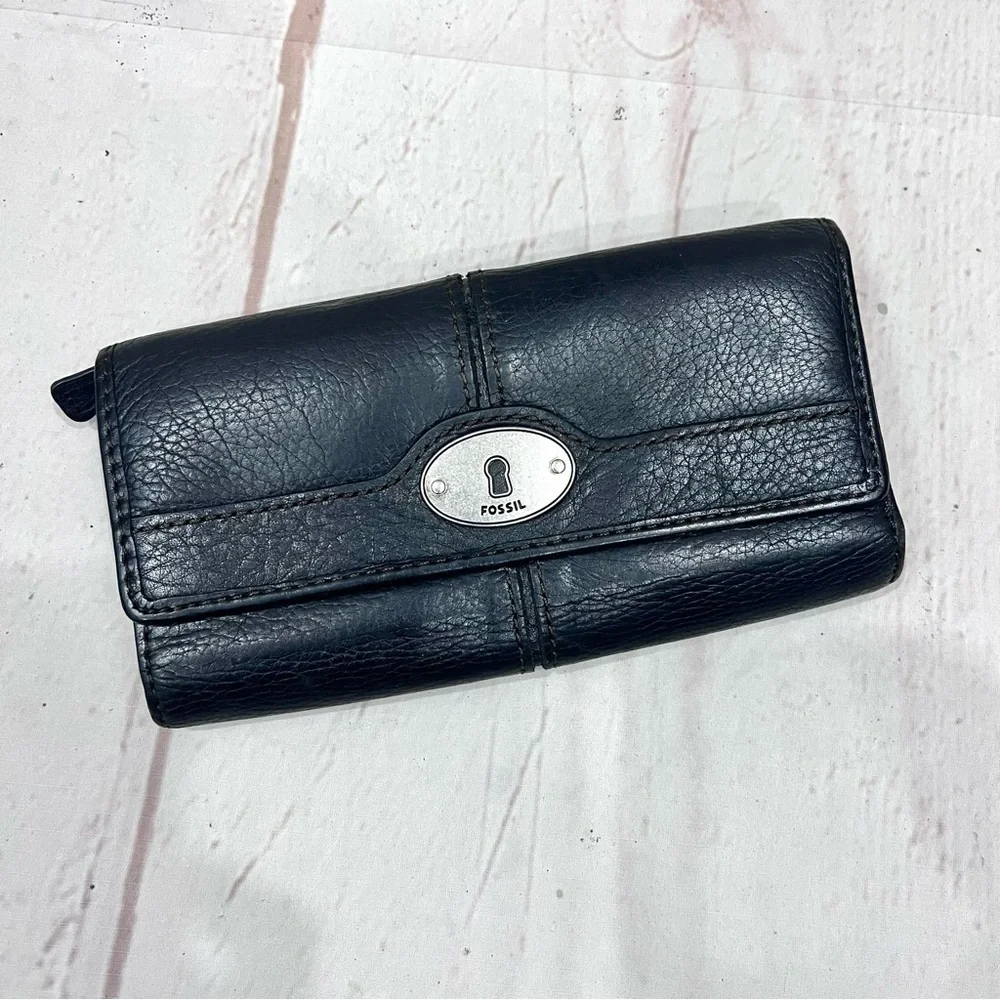 Fossil black genuine